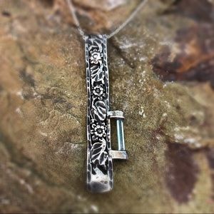 IEdesigned Jewelry - 🚫sold🚫Sterling and aquamarine necklace IEdesigned Jewelry - 🚫sold🚫Sterling and aquamarine necklace